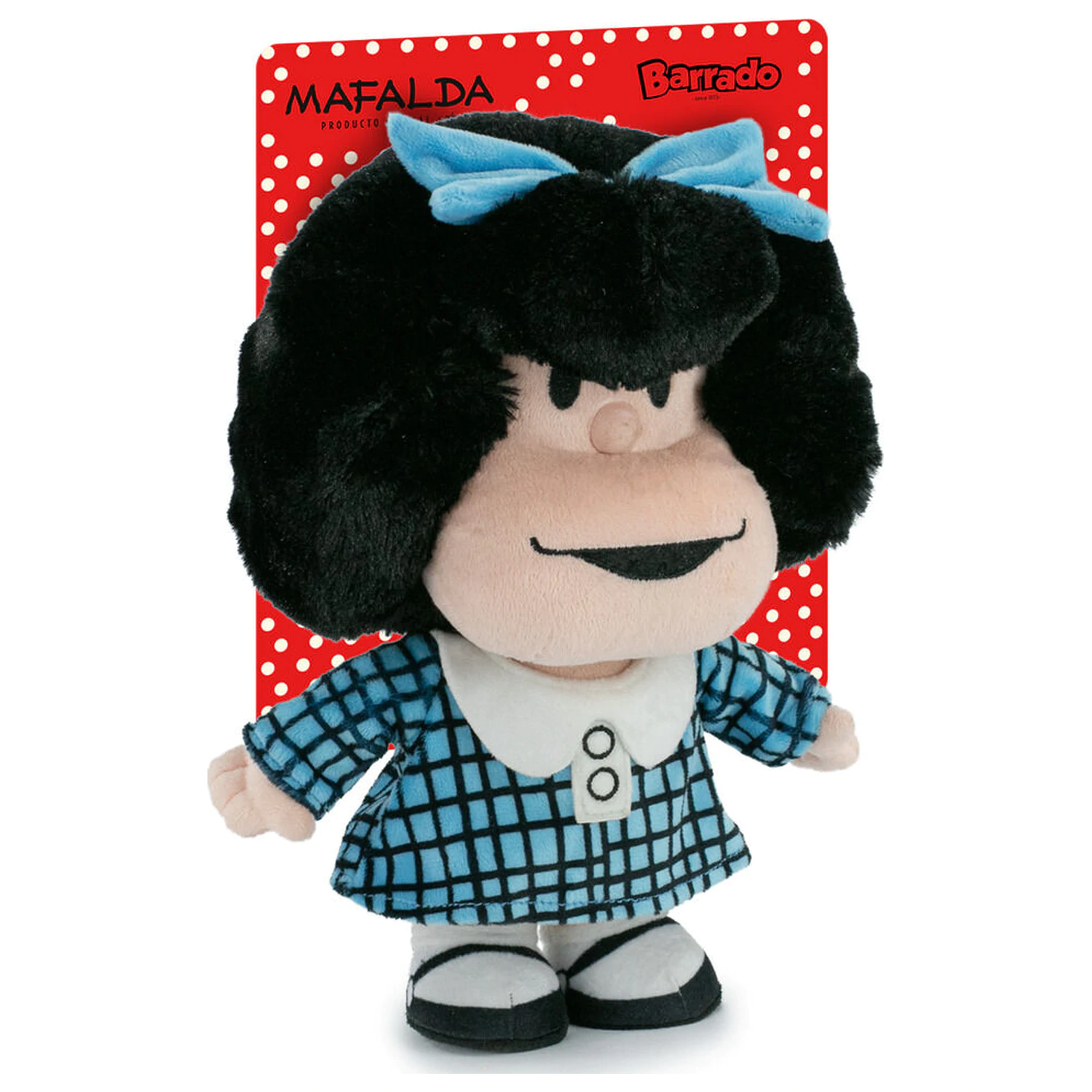 Mafalda Blue Dress plush toy 27cm product photo
