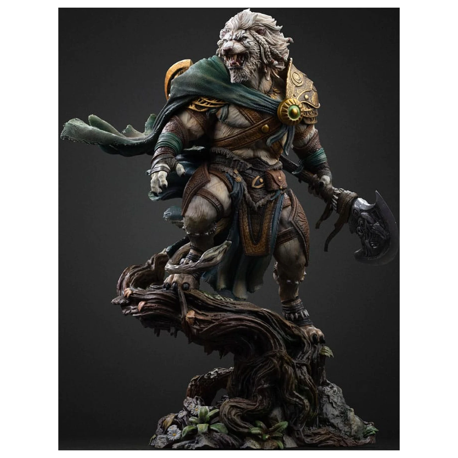 Magic The Gathering Art Scale Statue 1/10 Ajani Goldmane 26 cm product photo