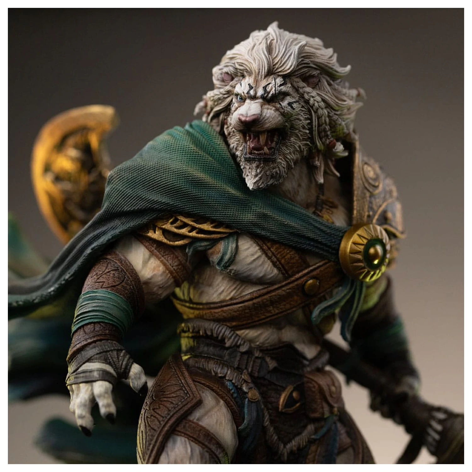 Magic The Gathering Art Scale Statue 1/10 Ajani Goldmane 26 cm product photo