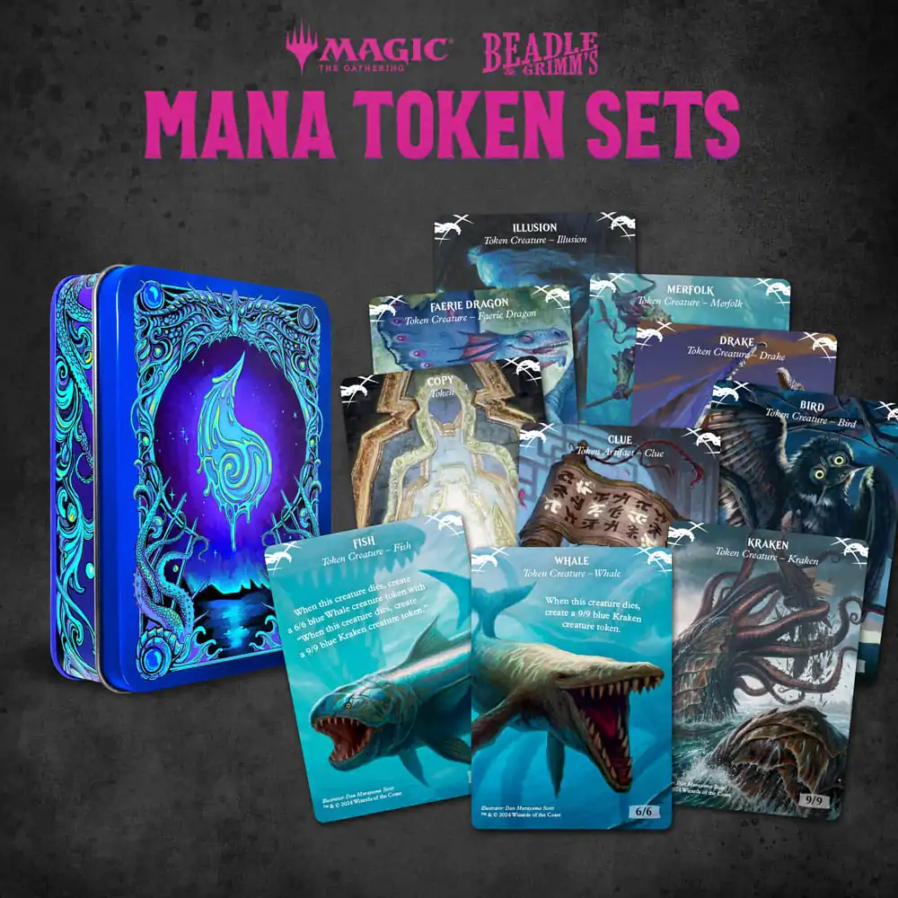 Magic the Gathering Dice and Token Pack Blue Mana termékfotó