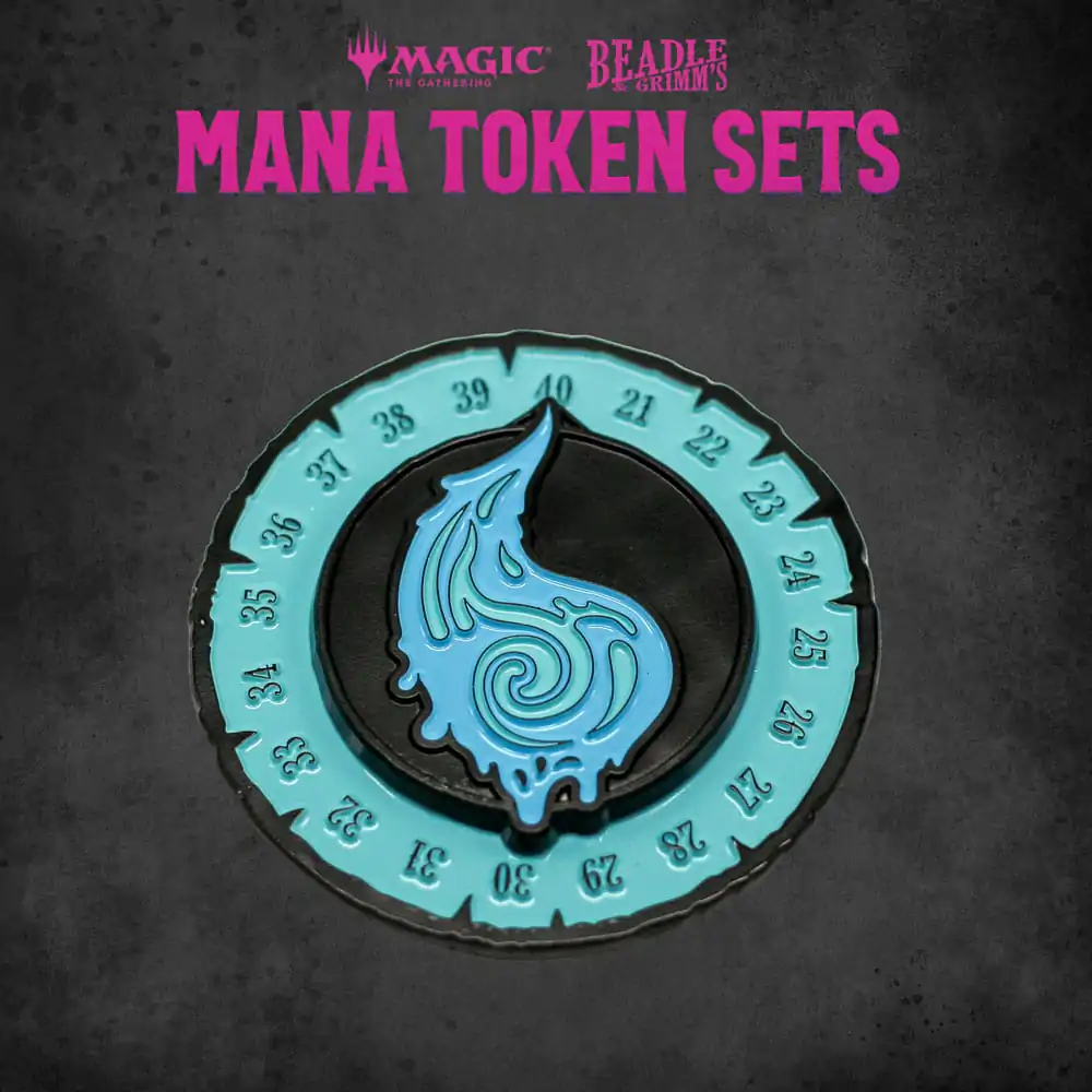 Magic the Gathering Dice and Token Pack Blue Mana product photo