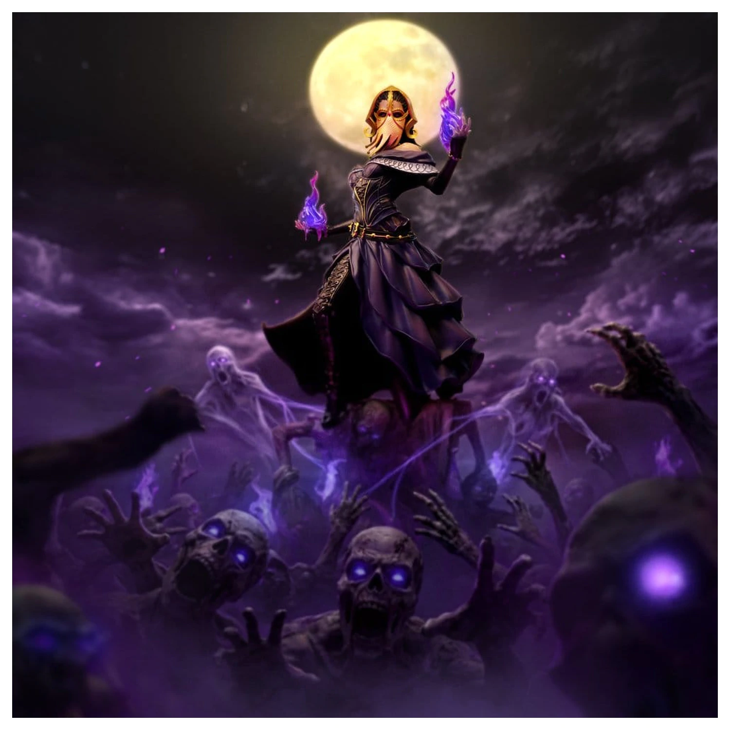 Magic: The Gathering Deluxe Art Scale Statue 1/10 Liliana Vess 31 cm product photo