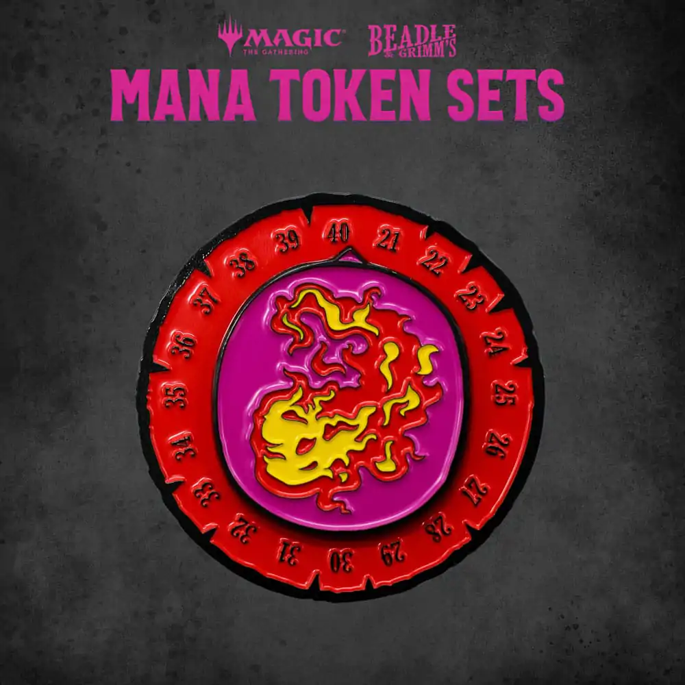 Magic the Gathering Dice and Token Pack Red Mana product photo