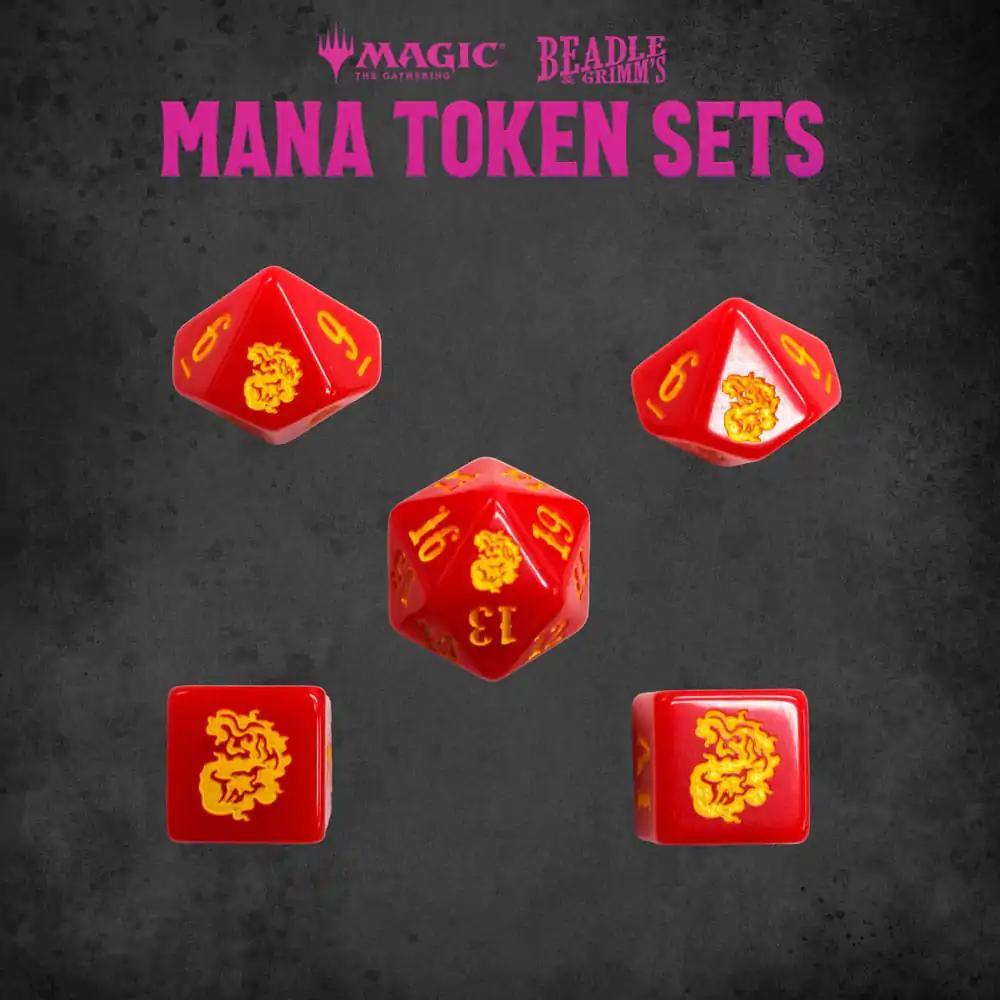 Magic the Gathering Dice and Token Pack Red Mana termékfotó