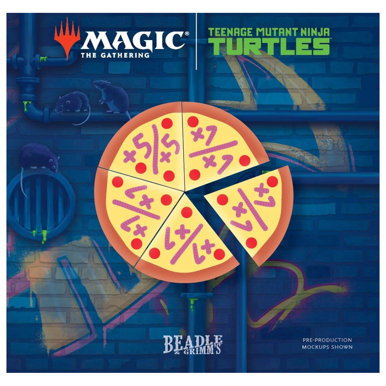 Magic the Gathering Dice and Token Pack Teenage Mutant Ninja Turtles *English* product photo