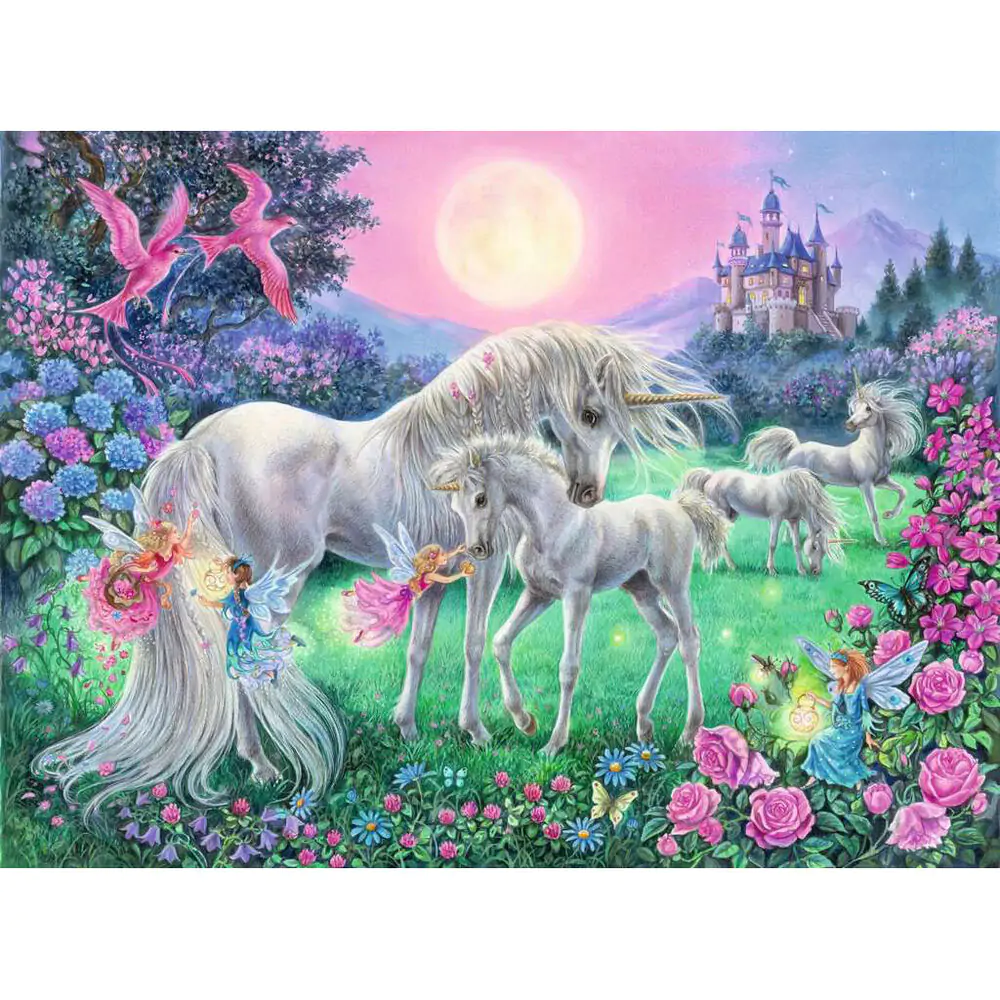 Magic Unicorns puzzle 4x100pcs product photo