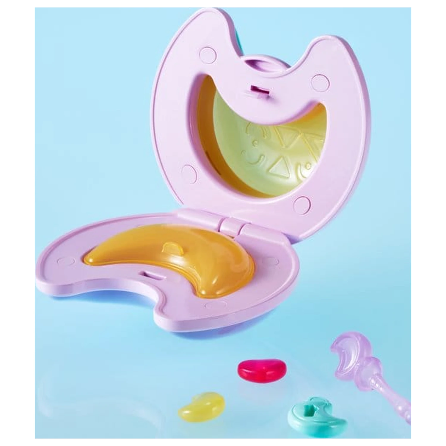 Magical Sisters Lulutto Lilly Proplica Replica Moontoneoneon & GlassHeart DreamPact Set 25 cm product photo