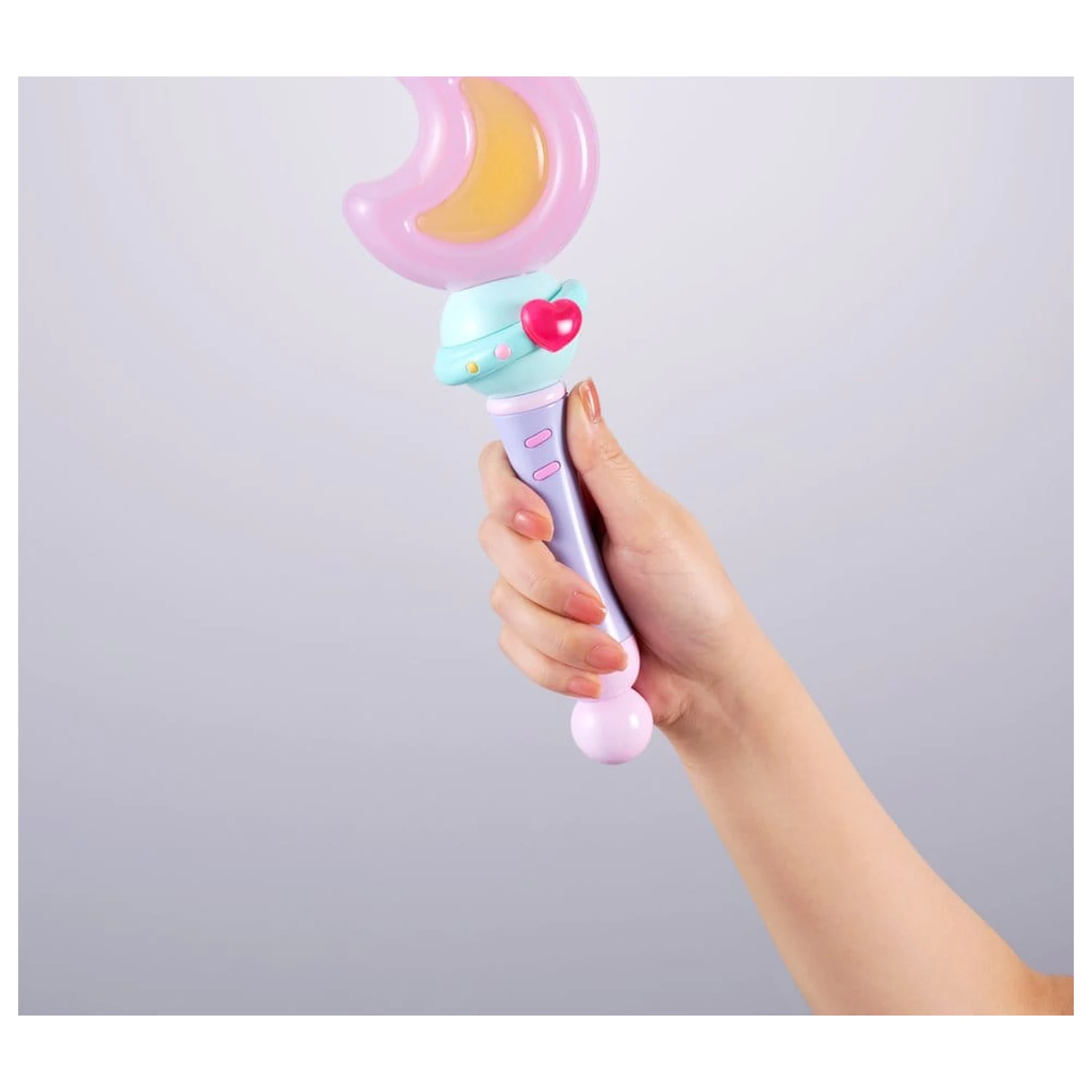 Magical Sisters Lulutto Lilly Proplica Replica Moontoneoneon & GlassHeart DreamPact Set 25 cm product photo