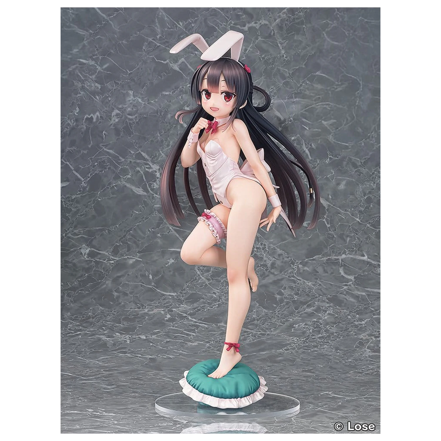 Maitetsu Last Run!! Statue 1/3 Hachiroku: White Bunny Ver. 40 cm product photo