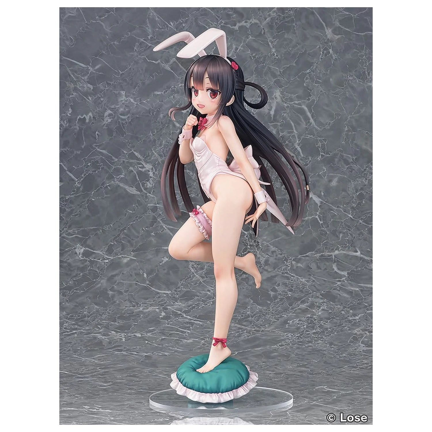 Maitetsu Last Run!! Statue 1/3 Hachiroku: White Bunny Ver. 40 cm product photo