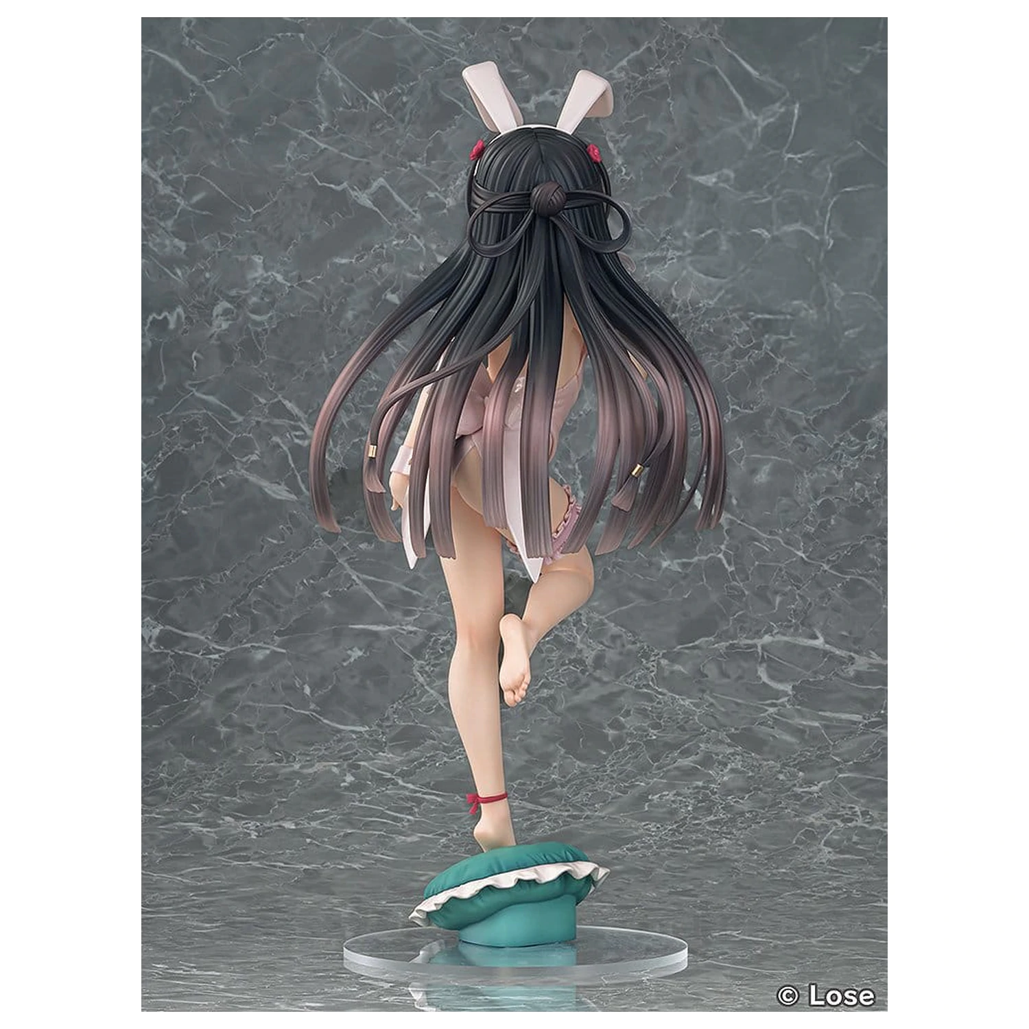 Maitetsu Last Run!! Statue 1/3 Hachiroku: White Bunny Ver. 40 cm product photo