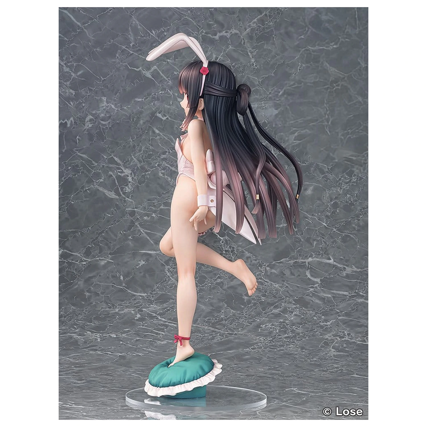 Maitetsu Last Run!! Statue 1/3 Hachiroku: White Bunny Ver. 40 cm product photo