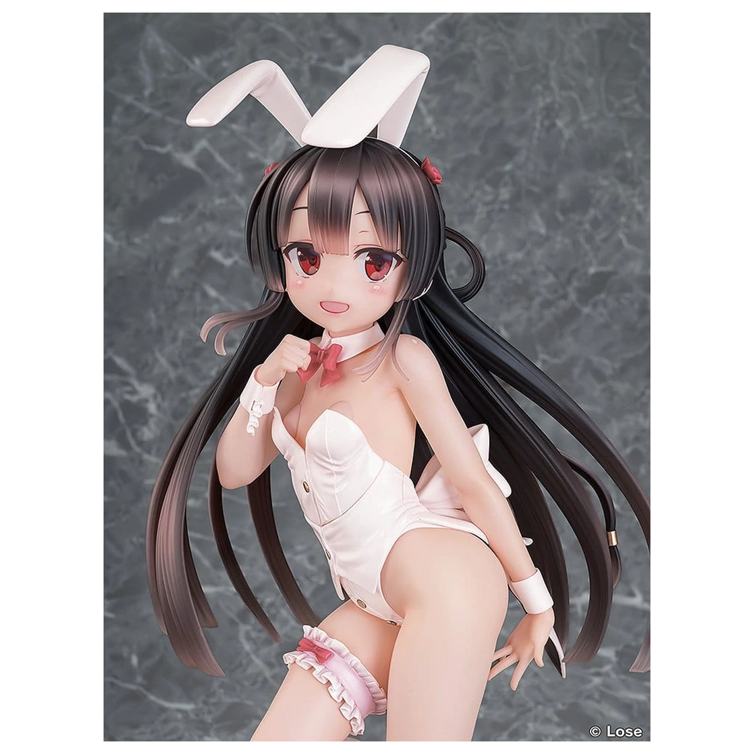 Maitetsu Last Run!! Statue 1/3 Hachiroku: White Bunny Ver. 40 cm product photo