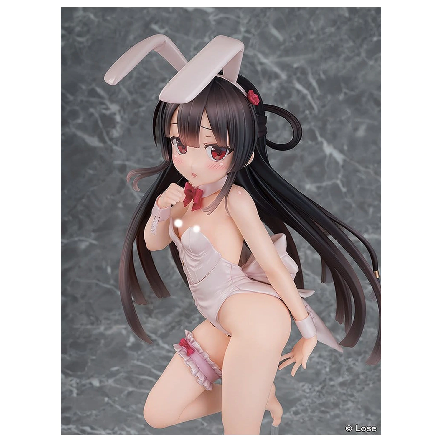 Maitetsu Last Run!! Statue 1/3 Hachiroku: White Bunny Ver. 40 cm product photo