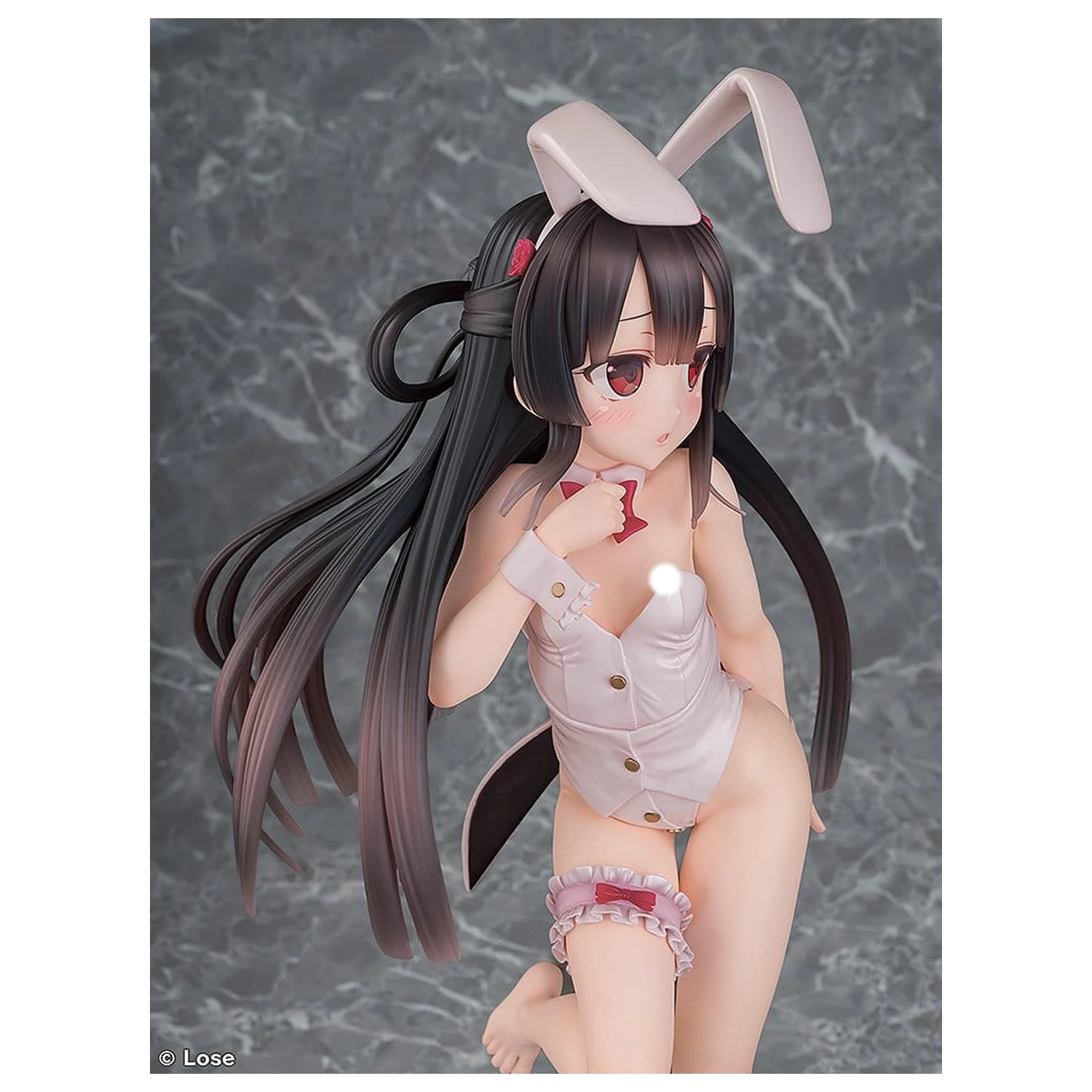 Maitetsu Last Run!! Statue 1/3 Hachiroku: White Bunny Ver. 40 cm product photo