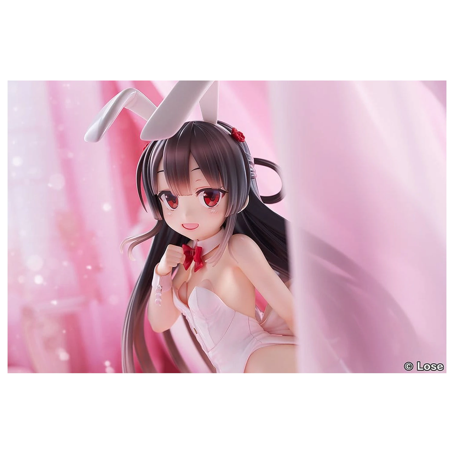 Maitetsu Last Run!! Statue 1/3 Hachiroku: White Bunny Ver. 40 cm product photo