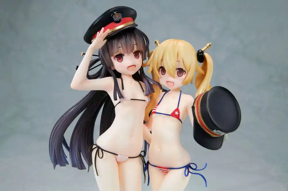 Maitetsu:Last Run!! PVC Statue 1/7 Hachiroku &amp; Olivi 23 cm product photo