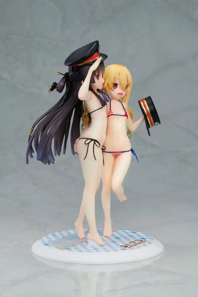 Maitetsu:Last Run!! PVC Statue 1/7 Hachiroku &amp; Olivi 23 cm product photo