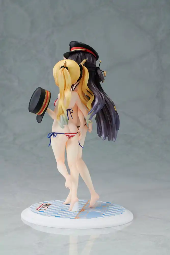 Maitetsu:Last Run!! PVC Statue 1/7 Hachiroku &amp; Olivi 23 cm product photo