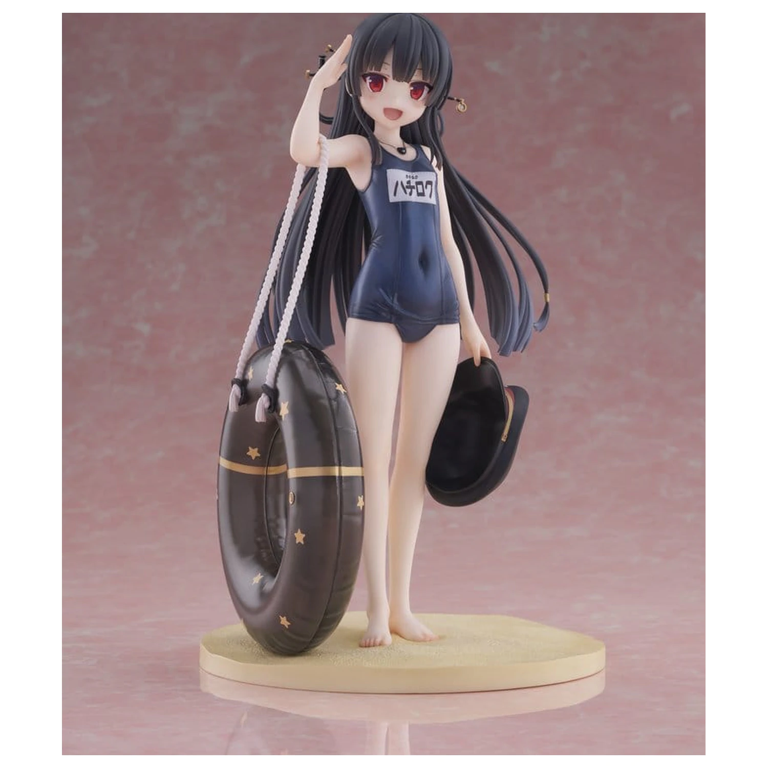Maitetsu Last Run!! KoiKoi -Sakura- PVC Figure 1/6 Hachiroku School Swimsuit Ver. 23 cm product photo
