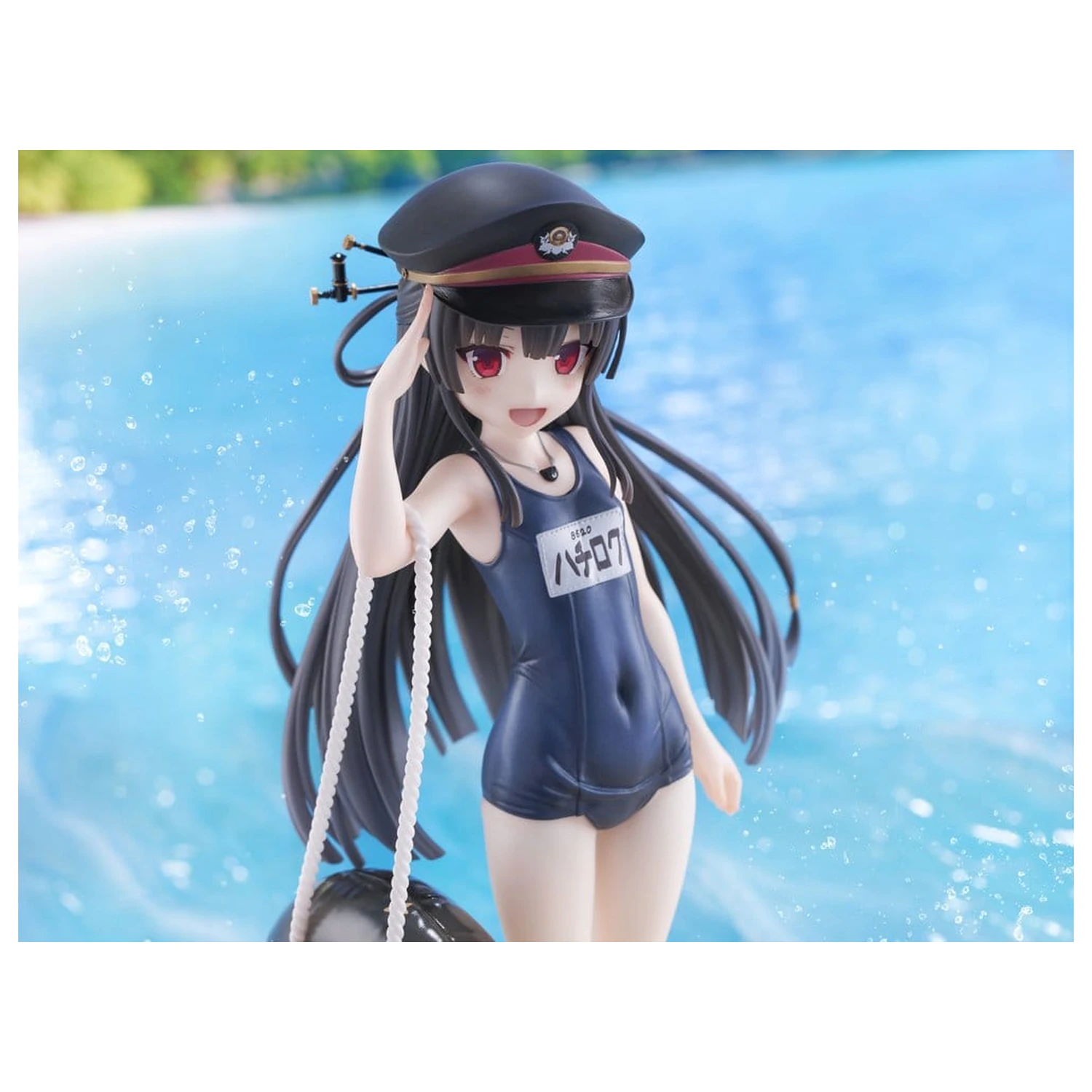Maitetsu Last Run!! KoiKoi -Sakura- PVC Figure 1/6 Hachiroku School Swimsuit Ver. 23 cm product photo