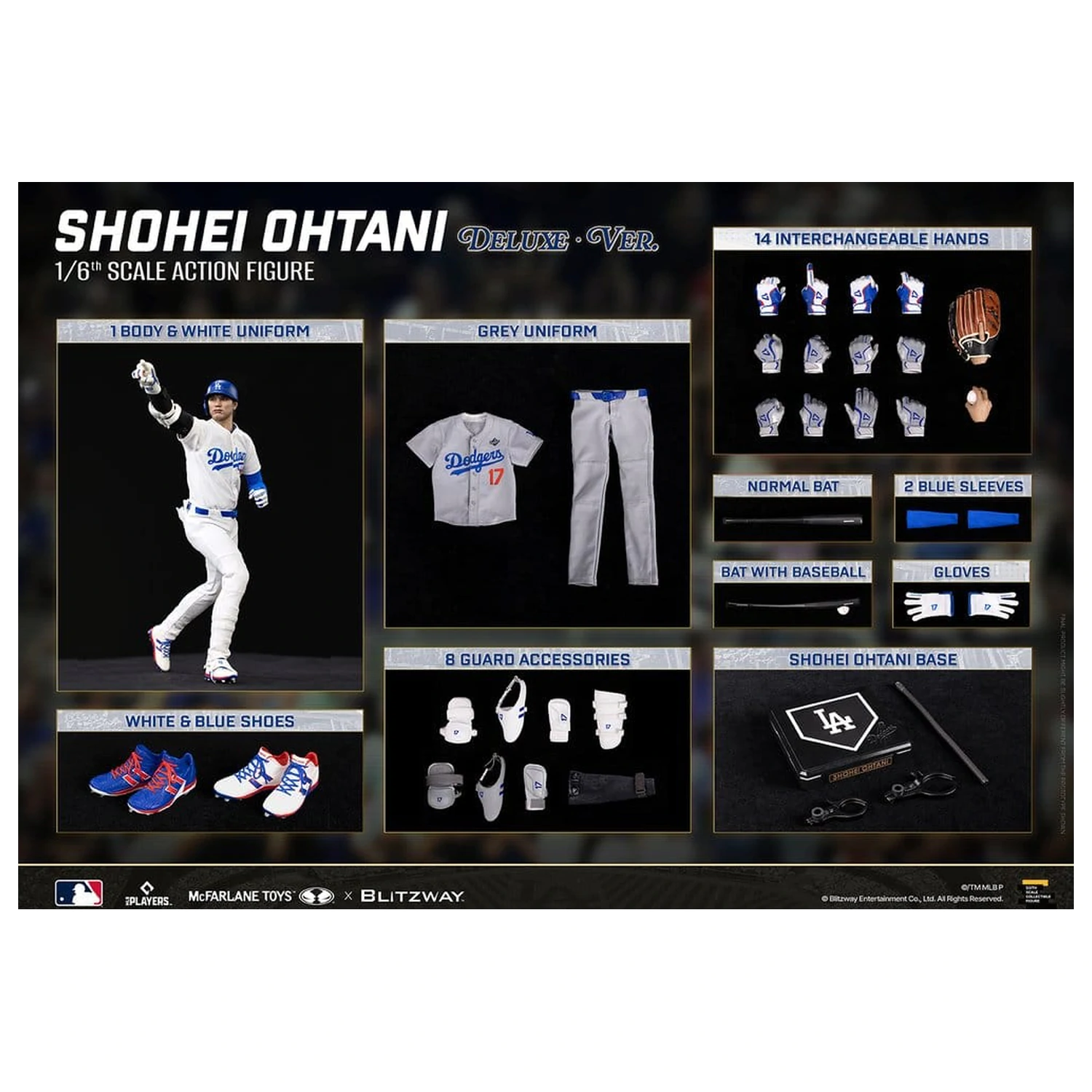 Major League Baseball Premium UMS Action Figure 1/6 Ohtani Shohei (DX Ver.) 35 cm product photo