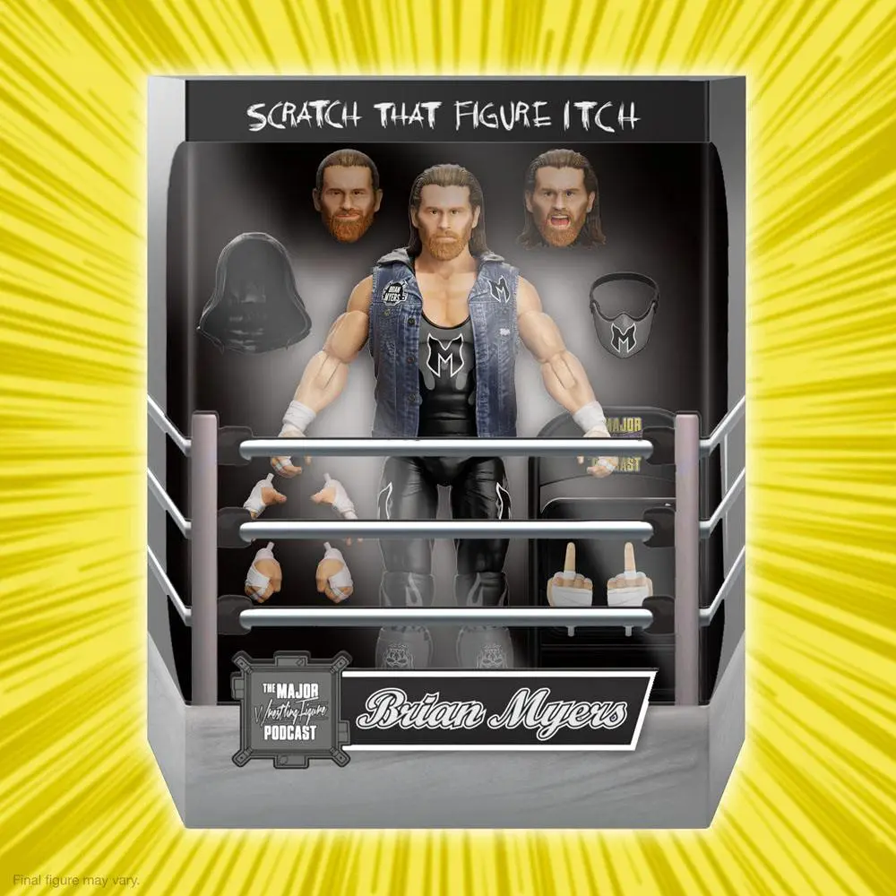 Major Wrestling Podcast Ultimates Action Figure Wave 2 Brian Myers (Most Professional Wrestler) 18 cm product photo