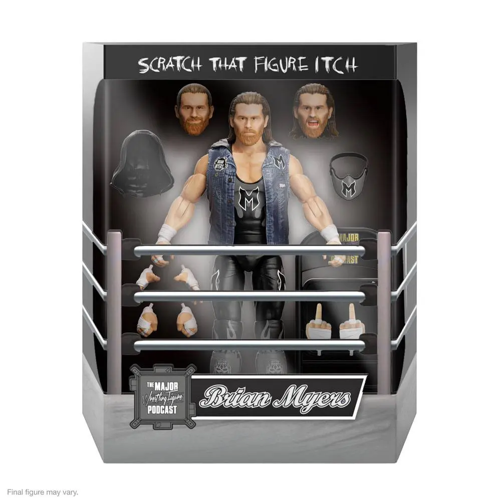 Major Wrestling Podcast Ultimates Action Figure Wave 2 Brian Myers (Most Professional Wrestler) 18 cm product photo