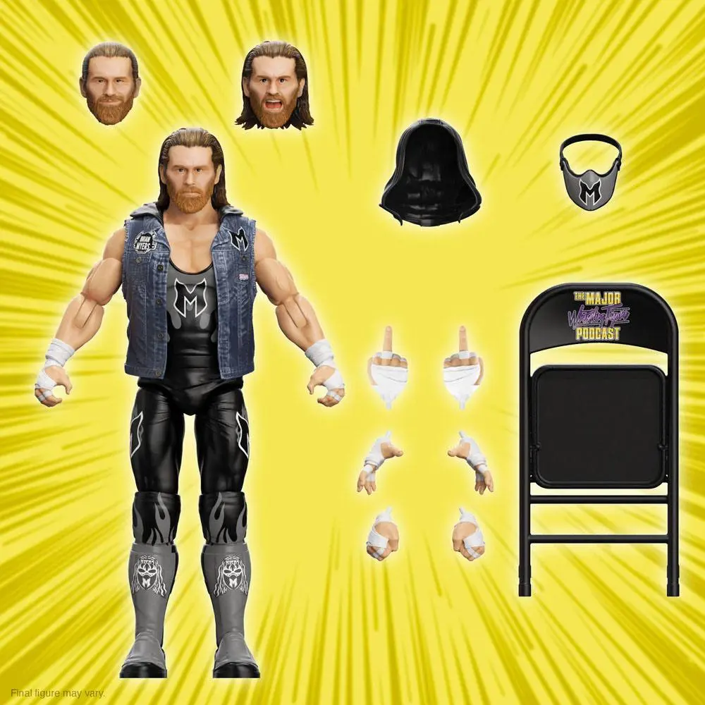 Major Wrestling Podcast Ultimates Action Figure Wave 2 Brian Myers (Most Professional Wrestler) 18 cm product photo