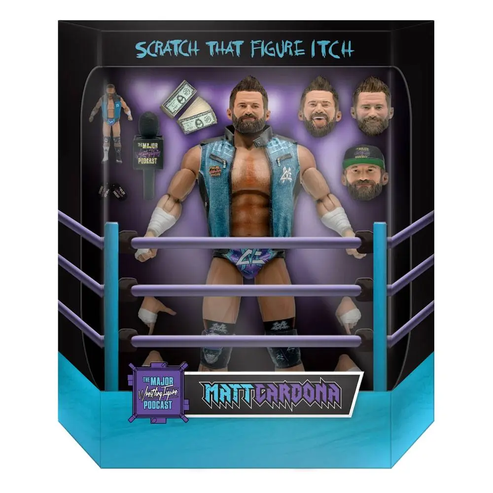 Major Wrestling Podcast Ultimates Action Figure Wave 1 Matt Cardona 18 cm product photo