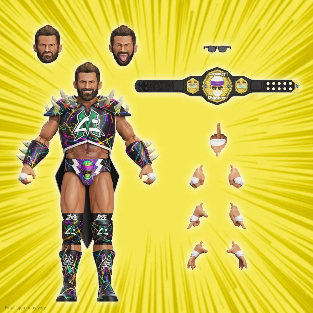 Major Wrestling Podcast Ultimates Action Figure Wave 2 Matt Cardona (Internet Champion) 18 cm product photo