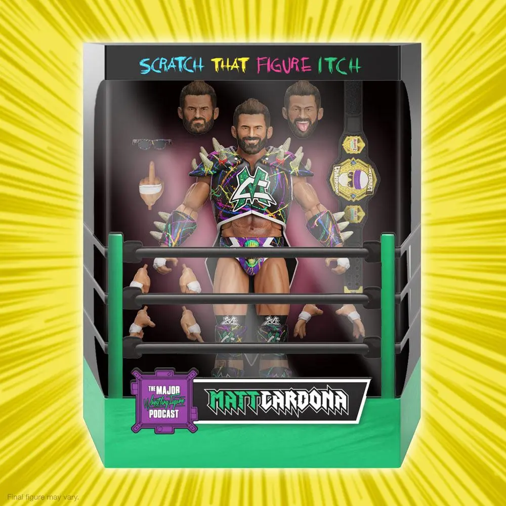 Major Wrestling Podcast Ultimates Action Figure Wave 2 Matt Cardona (Internet Champion) 18 cm product photo