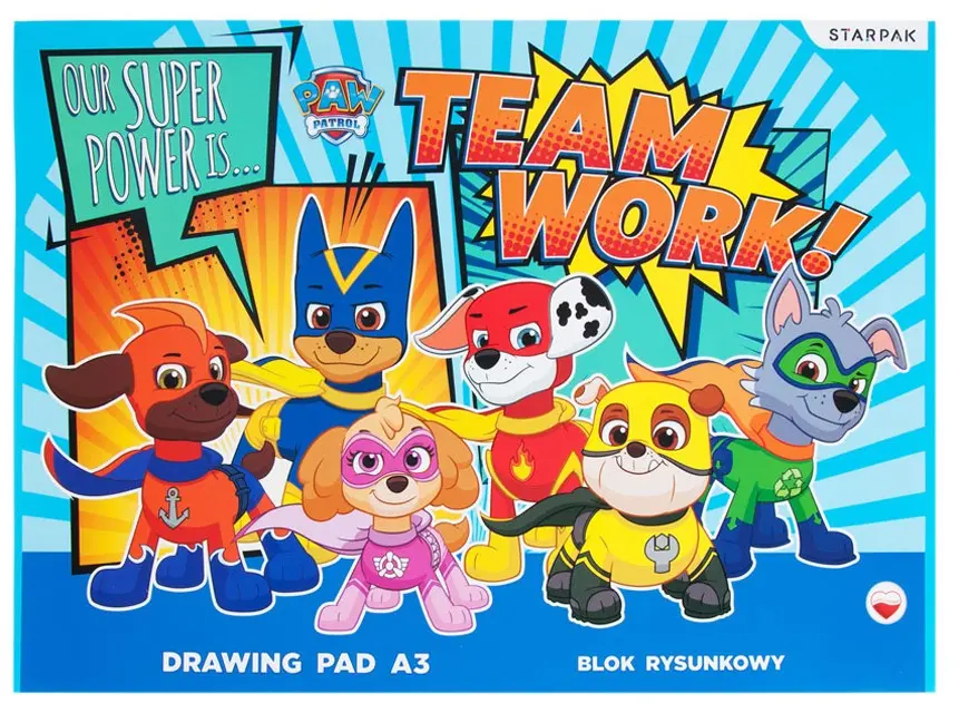 Paw Patrol A/3 Sketch Pad, Drawing Pad 20 Sheets product photo