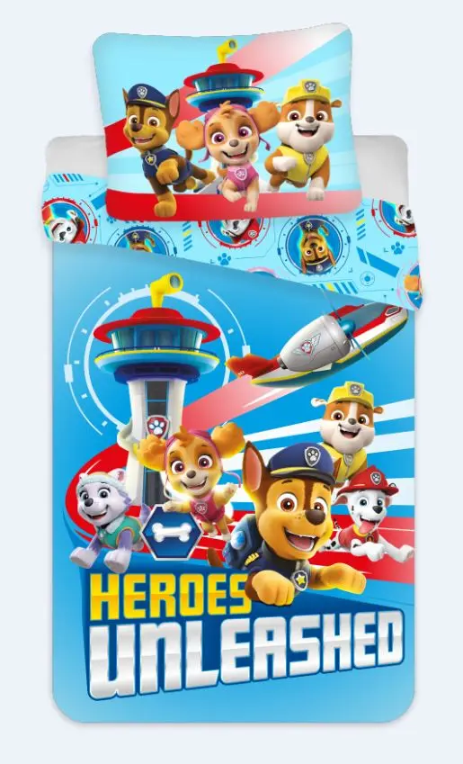 PAW Patrol Duvet Cover 140x200cm, 70x90cm microfibre product photo