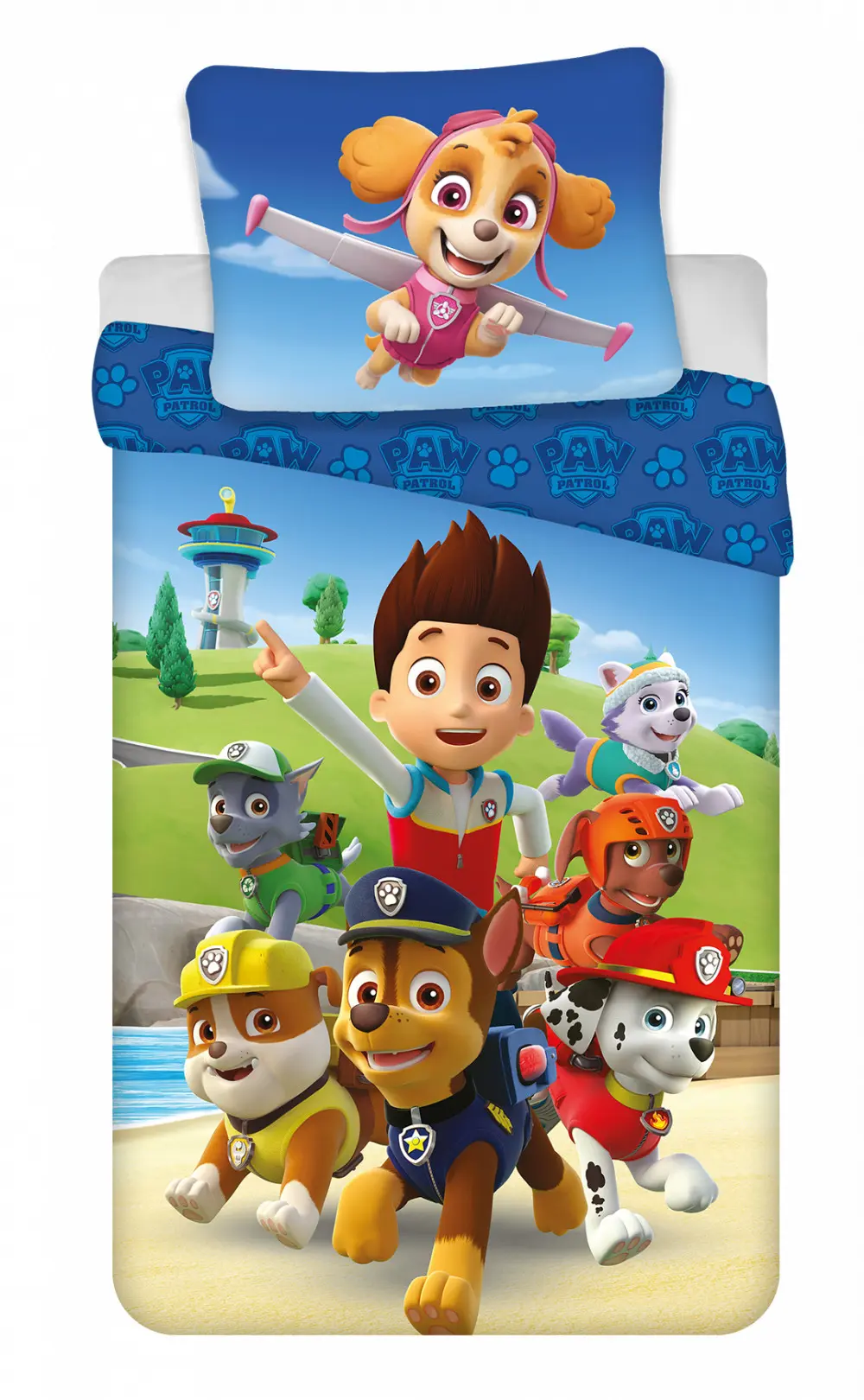 PAW Patrol Duvet Cover Set 140x200cm, 70x90cm microfibre product photo