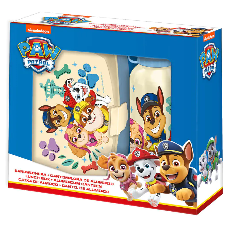 Paw Patrol aluminium bottle and lunchbox set termékfotó