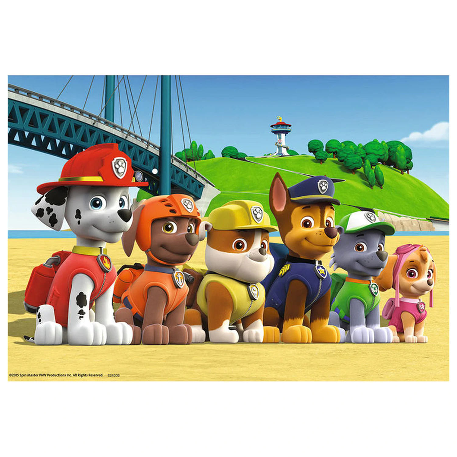 Paw Patrol Beach Puzzle 2x24pcs product photo