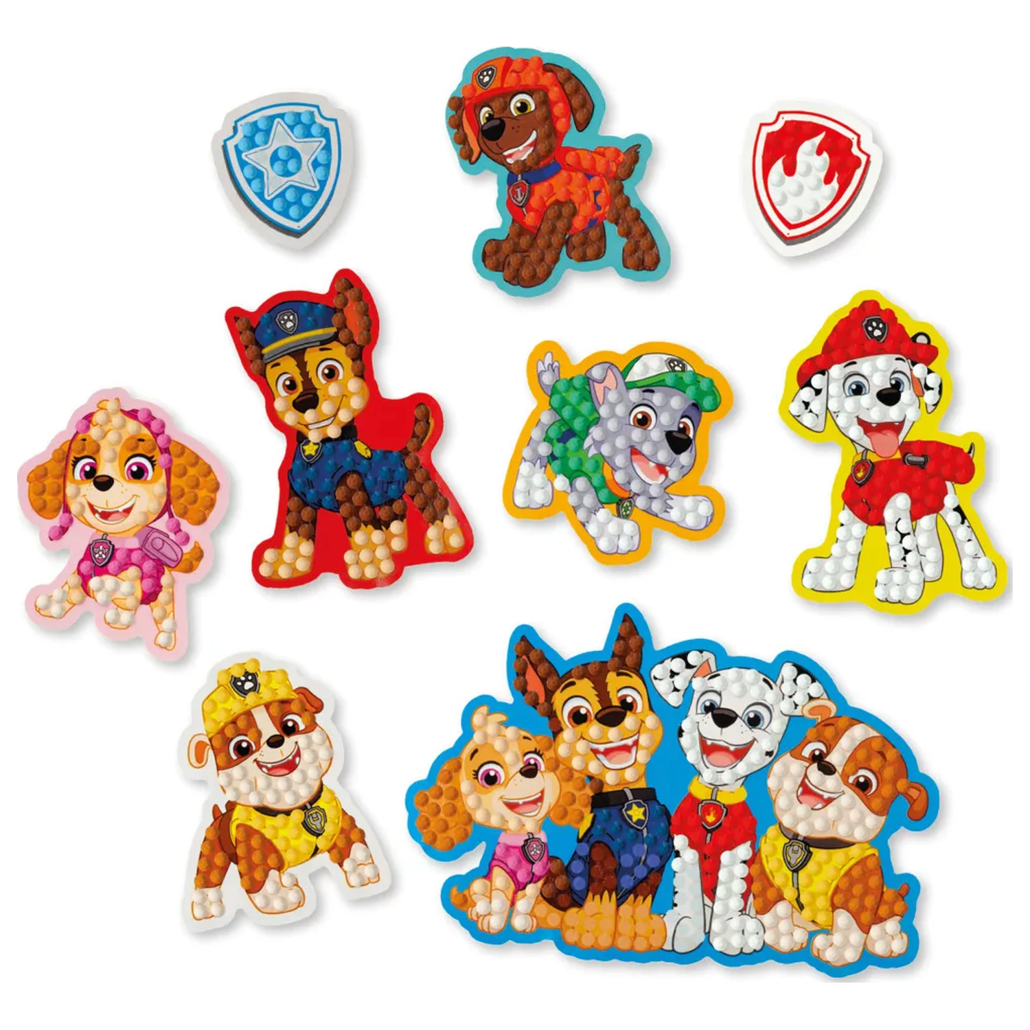 Paw Patrol Best Team diamond painting sticker 9-pack product photo
