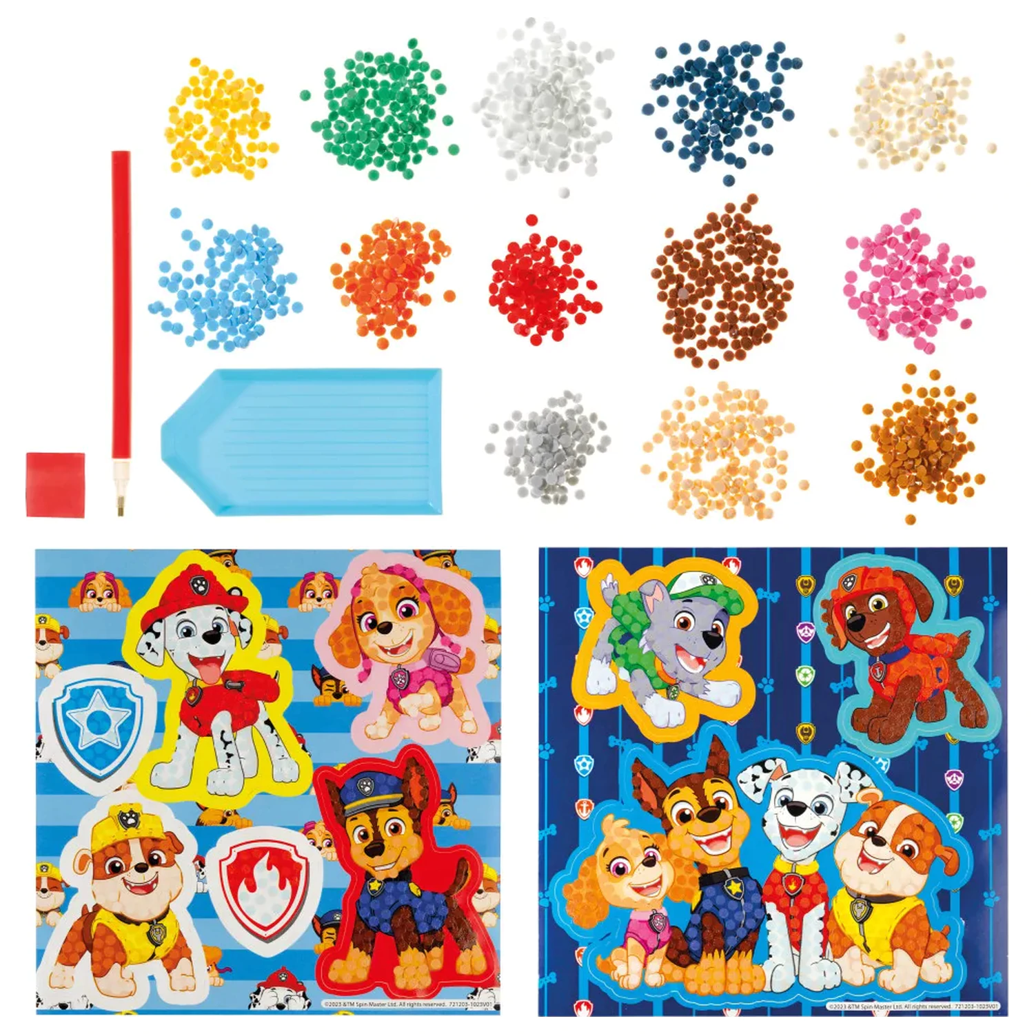 Paw Patrol Best Team diamond painting sticker 9-pack product photo