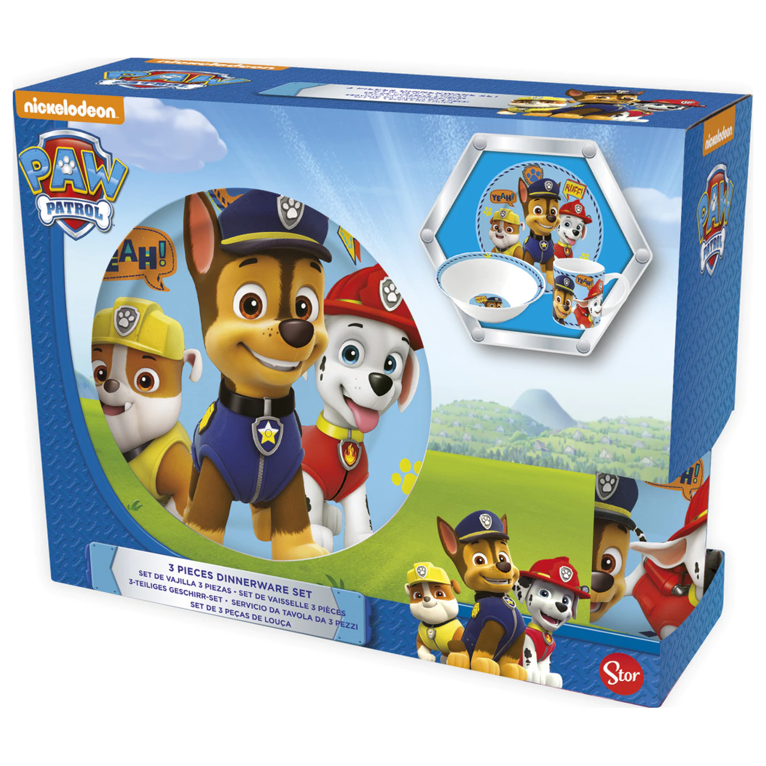 Paw Patrol Boy Icons Porcelain Dinnerware Set product photo