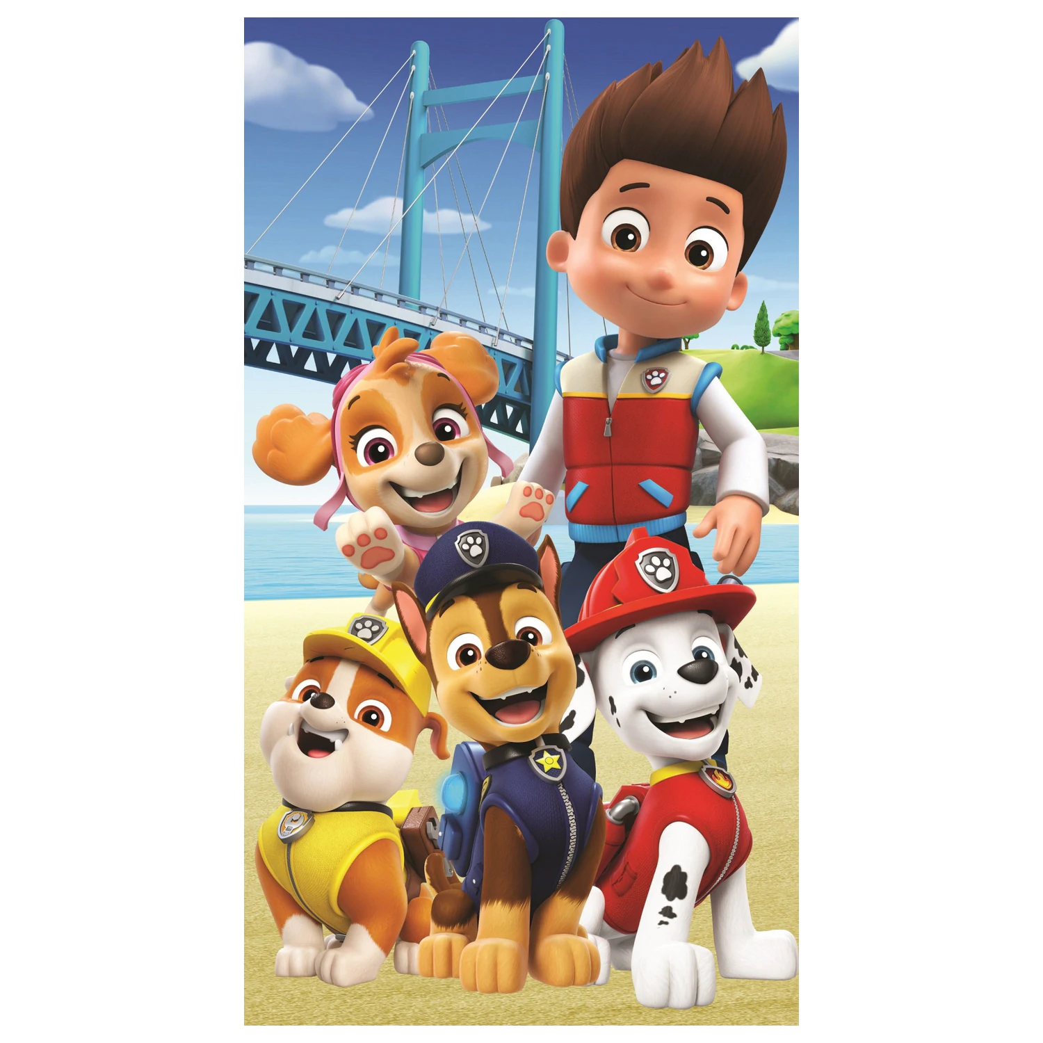 Paw Patrol Bridge towel product photo