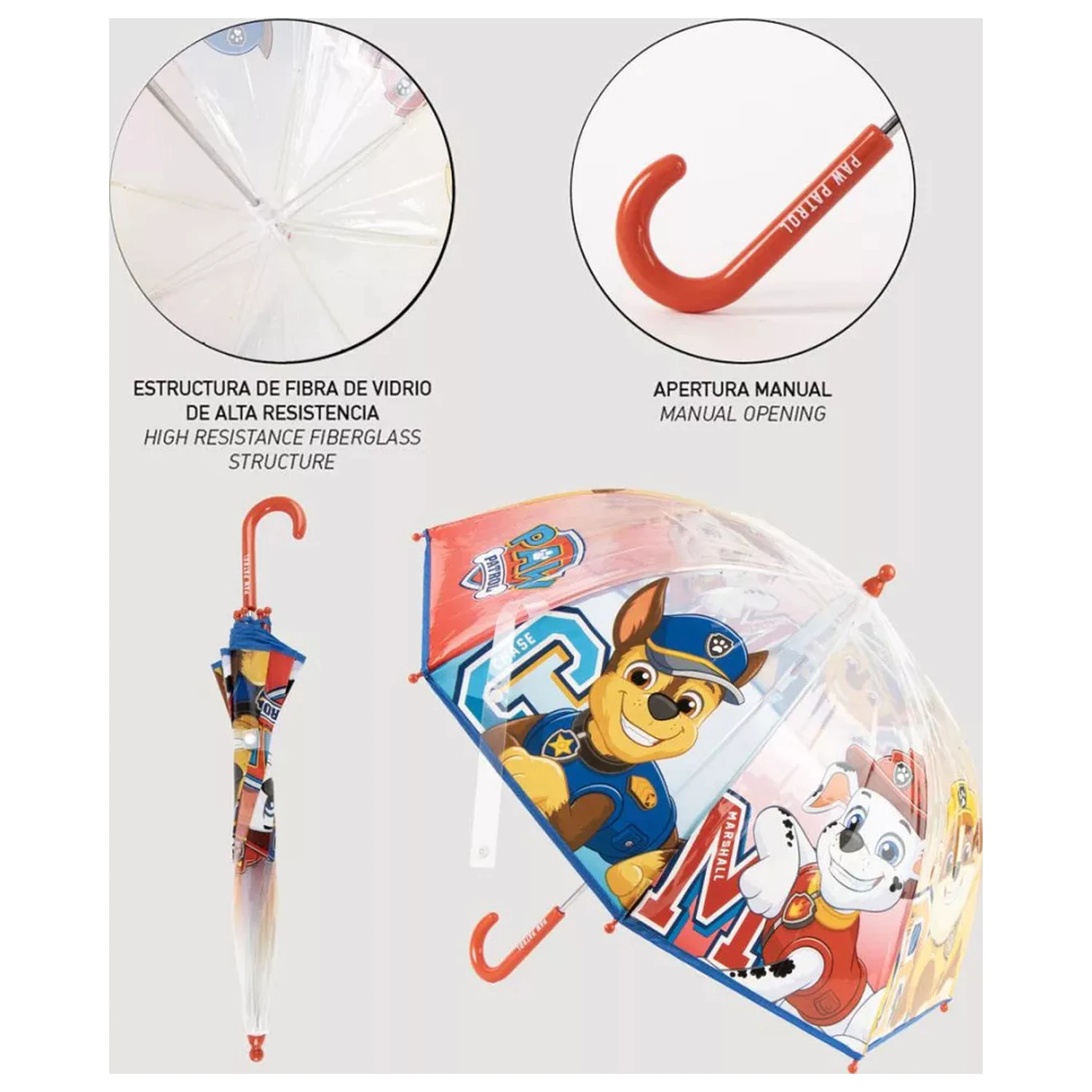 PAW Patrol Buddies Kids Clear Umbrella product photo