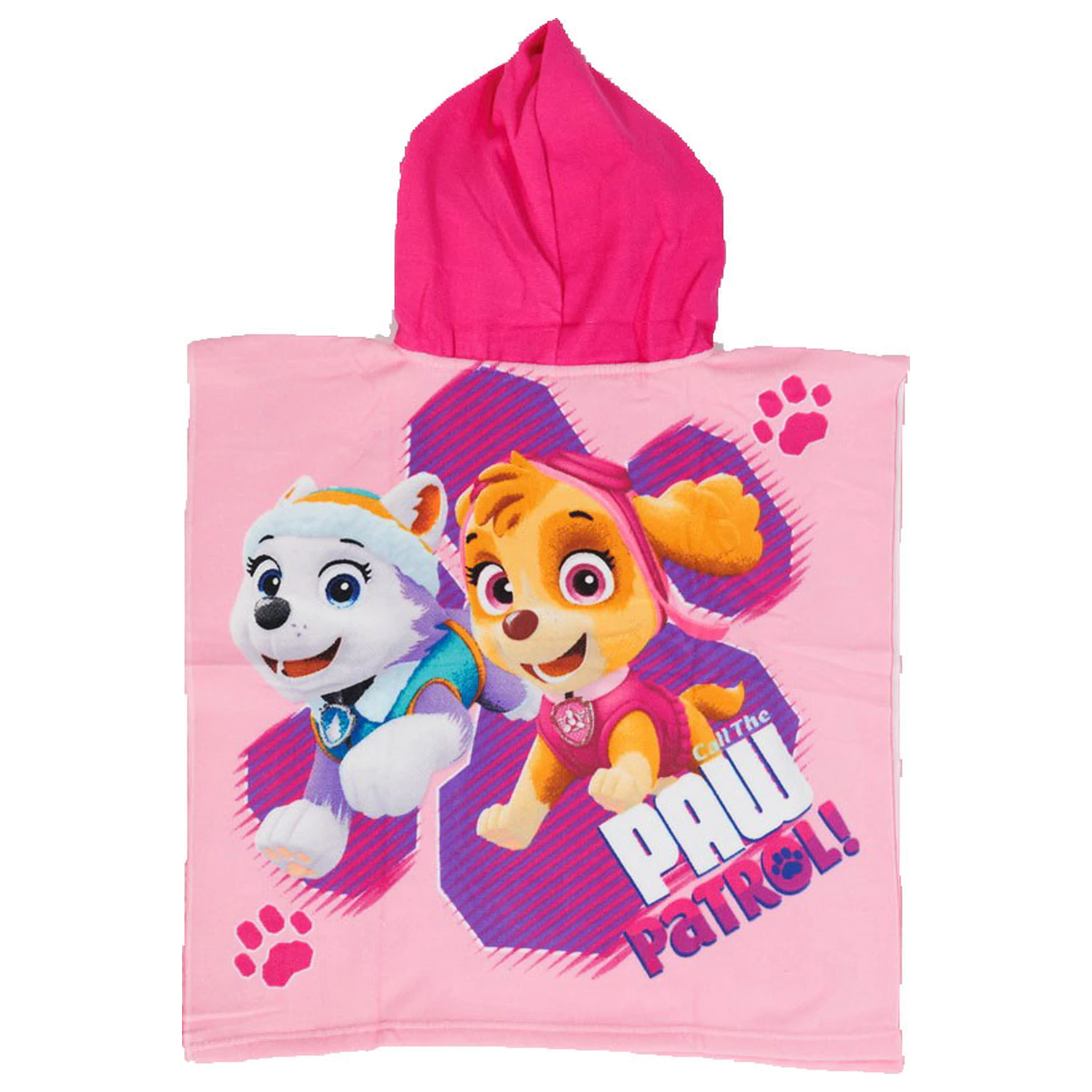 Paw Patrol Call the Girls beach towel poncho 55x110 cm product photo
