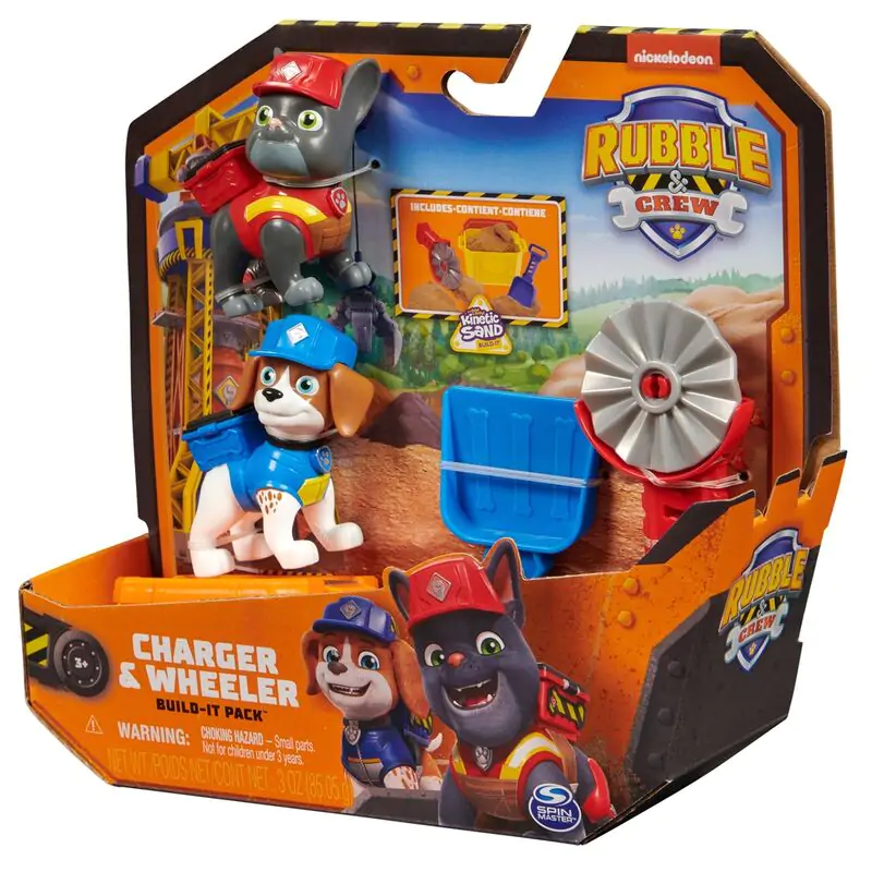 Paw Patrol Charger Wheeler Rubble &amp; Crew pack 2 figures product photo