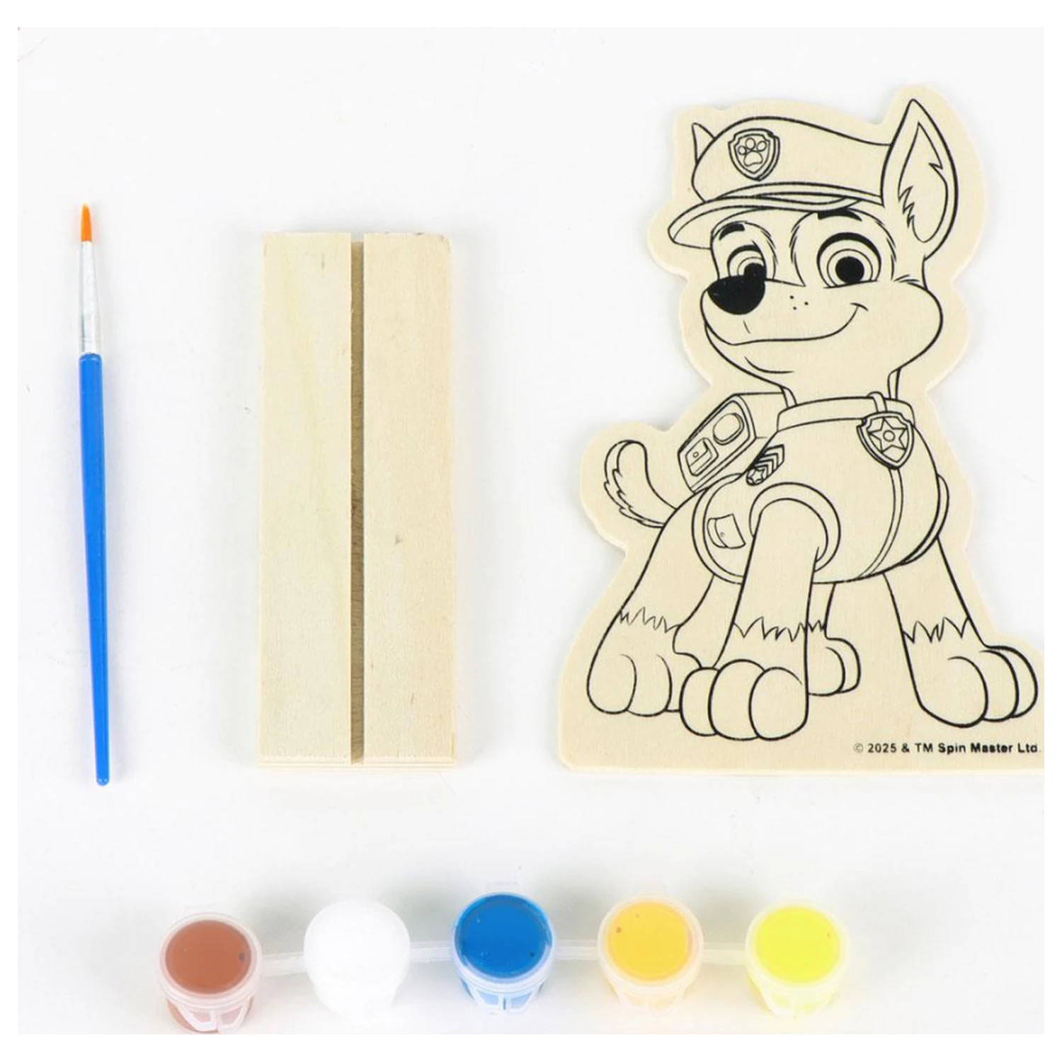 PAW Patrol Chase paintable wooden figure product photo
