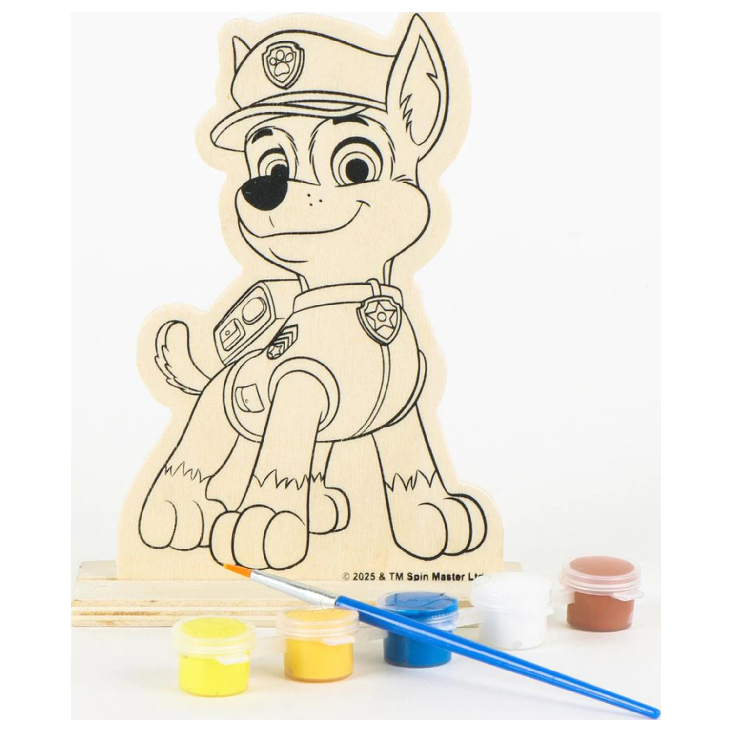 PAW Patrol Chase paintable wooden figure product photo