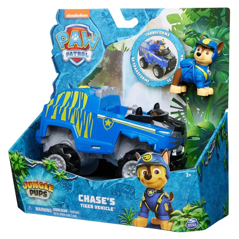 Paw Patrol Chase Jungle Pups vehicle pack figures termékfotó