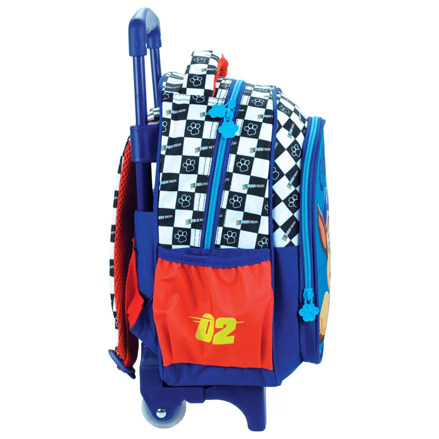 Paw Patrol Chase Racing Rolling Preschool Backpack, Bag 30 cm product photo