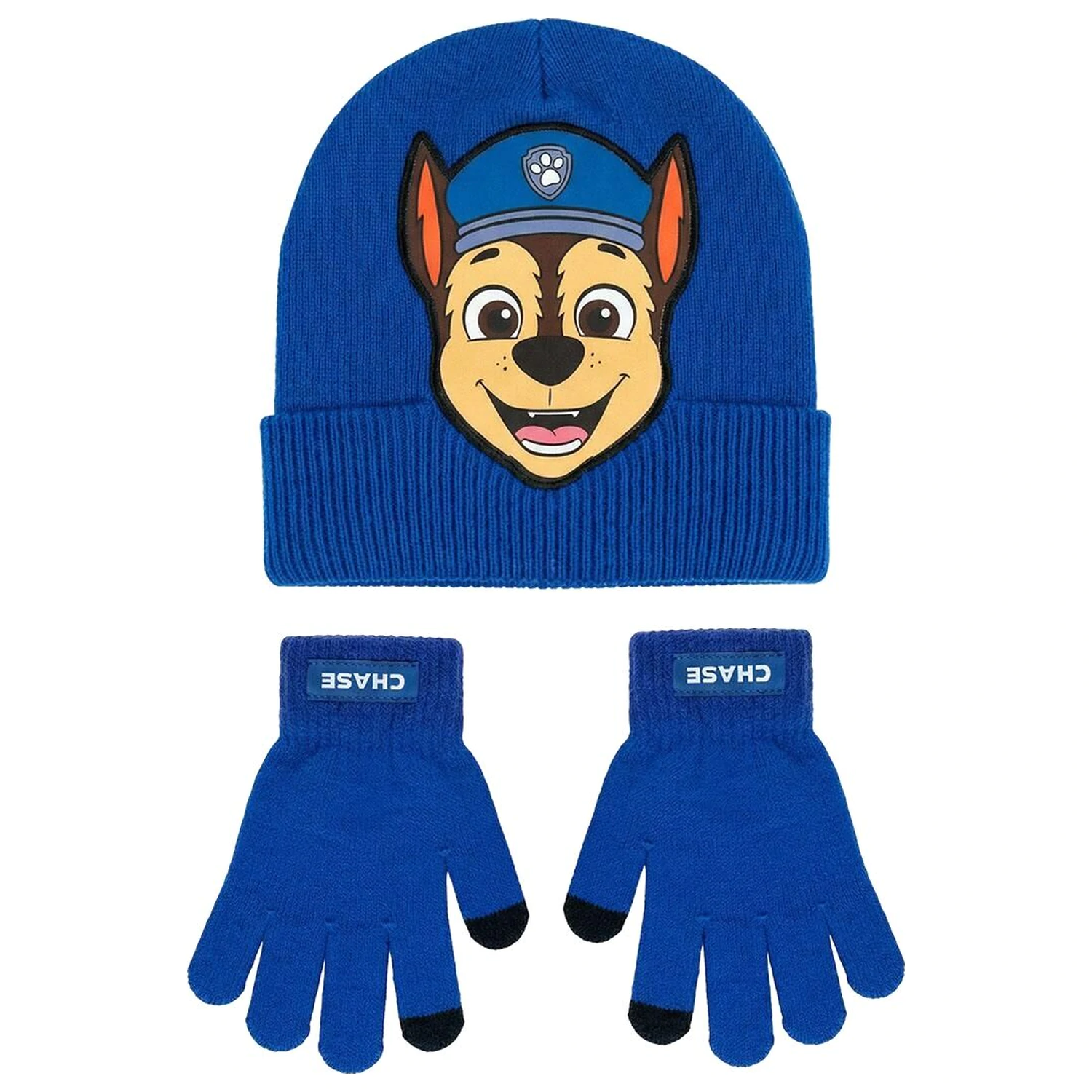 Paw Patrol Chase hat and gloves set product photo