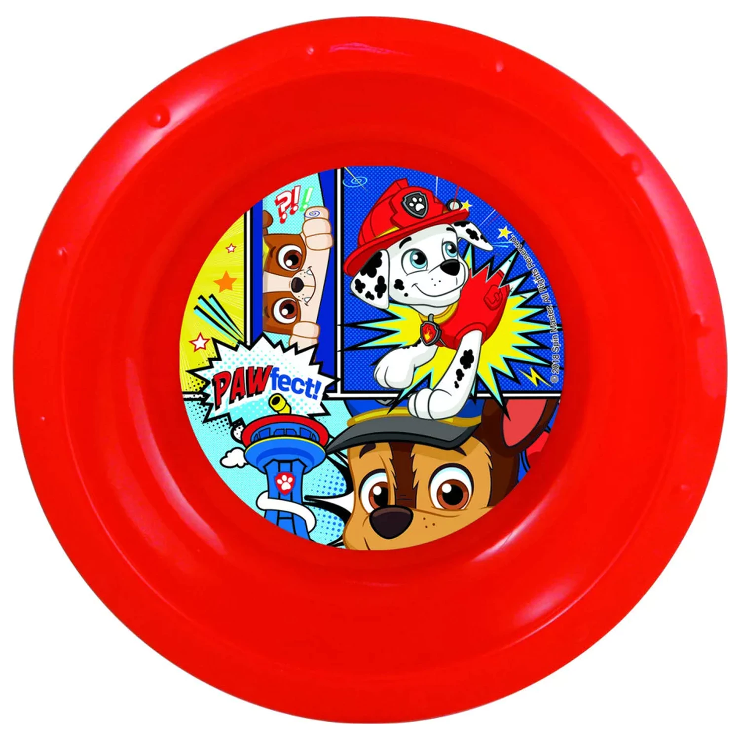 Paw Patrol Comic plastic deep plate product photo